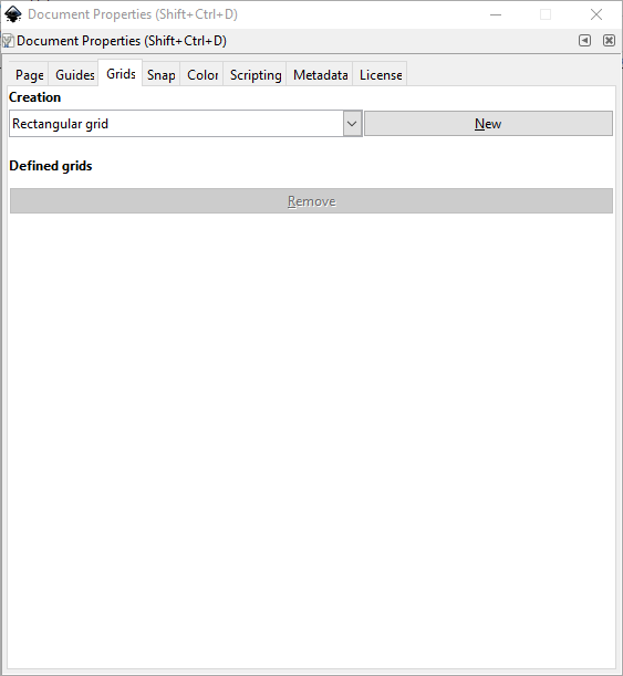 Setting Grid Properties Setting Grid Properties